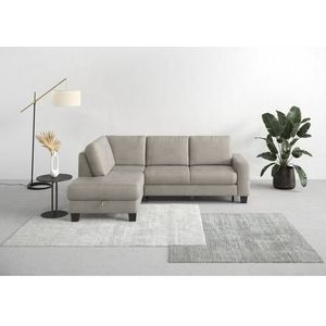 Home affaire Ecksofa »Summer L-Form«, mit Ottomane, mit oder ohne Bettfunktion und Bettkasten, Cord-Bezug