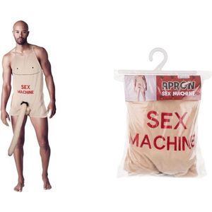 Apron With Plush Penis Sex Machine