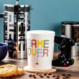 Out of the Blue Koffie mok/beker Game Over - controller - keramiek - 330 ml