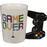 Out of the Blue Koffie mok/beker Game Over - controller - keramiek - 330 ml