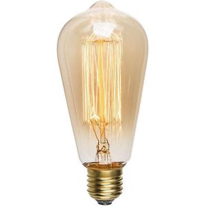 Kooldraadlamp - edison vintage retro gloeilamp - Decoratie lamp - E27 grote fitting 40 watt - ST64