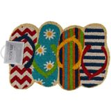 Slippers Vloermat - Flip Flop - Multicolor - Kunststof