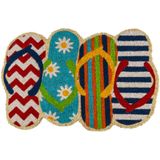 Slippers Vloermat - Flip Flop - Multicolor - Kunststof