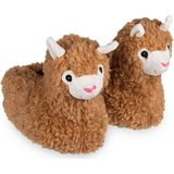 Alpaca Sloffen - Voor Volwassenen - Super Zacht - One Size Fits All (36 t/m 41) - Dieren Pantoffels