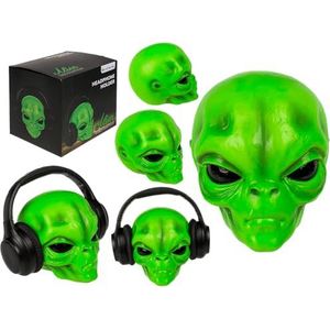 Out of the Blue Alien Support pour casque d'écoute en polyrésine 16 x 18 x 18 cm