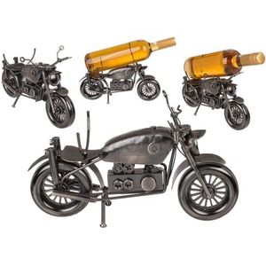 Metalen flessenhouder Moto IV 30 x 17,5 cm