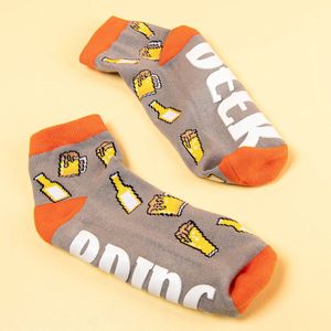 Bring Beer - Sokken - Zwart-Wit - Humoristische Biersokken