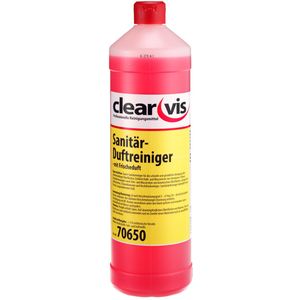 Clearvis Sanitairreiniger Clearvis fles; 1000 ml; rood; 12 stuk / verpakking