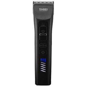 TONDEO Eco Ceramic Plus LI tondeuse | tondeuse met lithium-ion-accu | 2-weg - werking op batterijen en netvoeding | traploze instelling van de snijlengte + 5 kammen