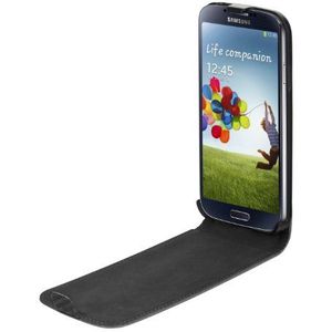 Xqisit Flipcover beschermhoes voor Samsung Galaxy S4, Carbon, Zwart