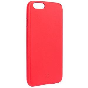 Xqisit iPlate Gimone Overmold beschermhoes voor iPhone 6/6S, rood