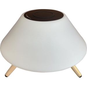 Freenet 3 in1 draadloze oplader met LED-verlichting en luidspreker, Bluetooth luidspreker