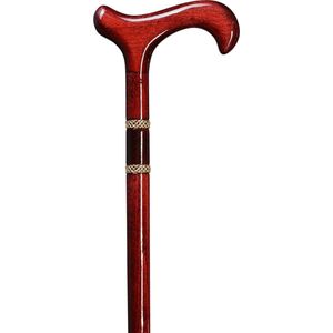 Gastrock - Houten - Wandelstok - Bijoux-Derby - Mahonie - rood