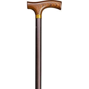 Gastrock - Wandelstok - Brons - Verstelbaar - Fritz Handvat