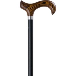 Wandelstok Gastrock aluminium Derby Zwart