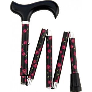 Gastrock - Opvouwbare stok 5-delig fleur - instelbaar van 79cm tot 86cm