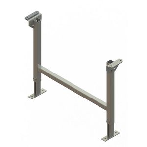 Gura Dubbele staander, baanbreedte 750 mm, hoogte tot opzetvlak 540 - 870 mm