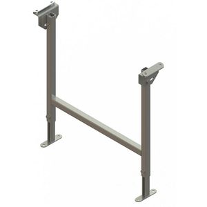 Gura Dubbele staander, verzinkt, baanbreedte 600 mm, verstelbereik 580 - 950 mm