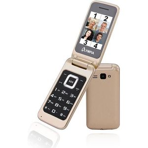 Olympia Luna 2G (2.40", 2G), Sleutel mobiele telefoon, Goud
