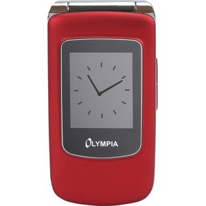 Olympia Stijlweergave 2G (2.40"), Sleutel mobiele telefoon, Zilver, Rood
