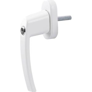 Raamgreep - Wit - Gecoat Metaal - Vergrendelbaar voor Draai- en Kantelramen