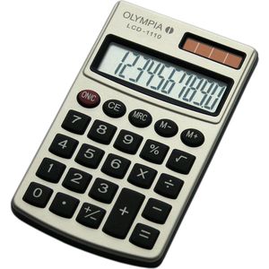 Olympia Bureaurekenmachine met kunststof behuizing en 12-cijferig LCD-display