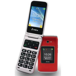 Olympia Mobiele telefoon VITUS ROT 2G (4.58", 0.30 Mpx, 2G), Sleutel mobiele telefoon, Rood