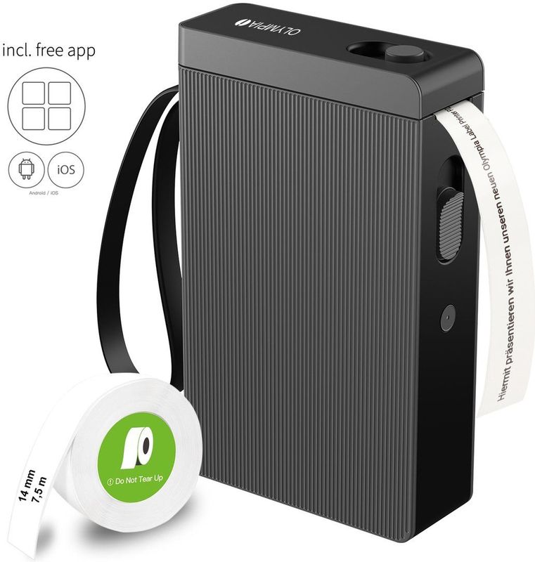 Olympia P22 - Thermische Label Printer - Zwart - Wireless - Bluetooth