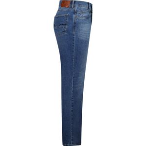 Gardeur - Bennet - Jeans - Blauw - Katoen/Elastaan - 5-pocket