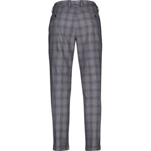 Gardeur katoenen broek blauw geruit katoen