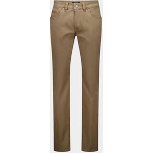 Gardeur katoenen jeans Bill bruin effen