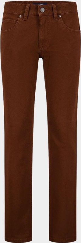 Gardeur - Pantalon 5-P - Bruin - Denim - Katoen