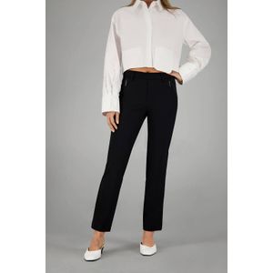 Gardeur - Slim Fit Broek - Zwart - Dames - Polyamidemix
