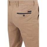 Gardeur - Benny - Katoenen Broek - Effen Bruin - Normale Fit