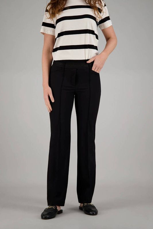 Gardeur, Dames, Broeken, Zwart, Maat: S L30 Polyamide,