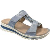 Ara - TAMPA - Slippers - Azuurblauw - Metallic - Sleehak