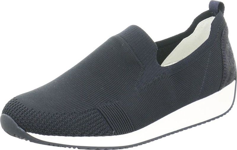 Ara - 1234080 - Instappers - Blauw - Stof - Rubber Zool