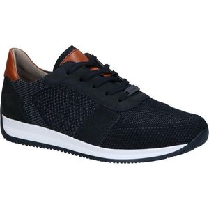 Ara - Lisboa Fusion - Veterschoenen - Blauw - Nubuck en Stof