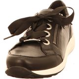 ARA - Osaka - Damesschoenen - Zwart - Leer/Textiel - Plat