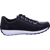 ARA - Osaka - Damesschoenen - Zwart - Leer/Textiel - Plat