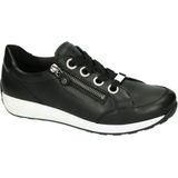 ARA - Osaka - Damesschoenen - Zwart - Leer/Textiel - Plat