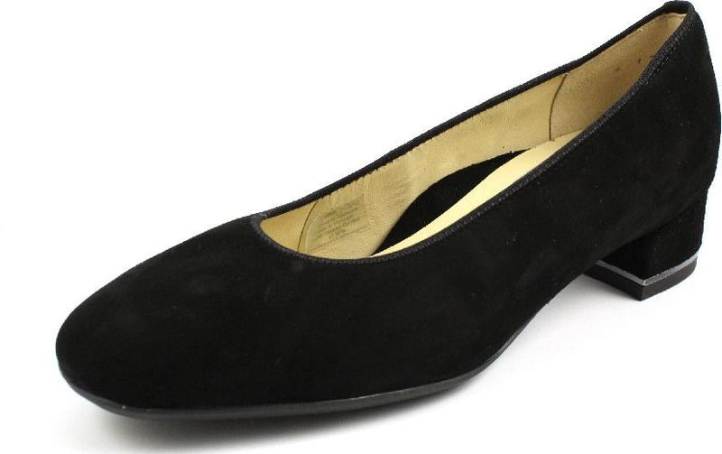 Ara - Pumps - Damespumps - Veloursleer - Chroomvrij Leer - Blokhak 3 cm