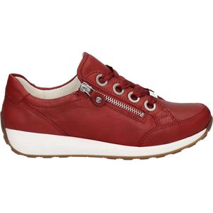 Ara 1234587 - Lage sneakersDames sneakers - Kleur: Rood - Maat: 38.5