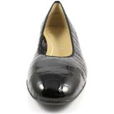 Ara - Pumps - Zwart - Reptielenreliëf - Blokhak