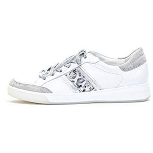 ARA Rome Sneakers voor meisjes, Wit Sasso wit zilver Nebbia 06, 35 EU