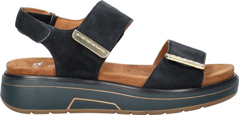 Ara - Lucca - Sandalen - Donkerblauw - Suède - Verstelbare Banden