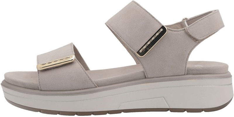 Ara - Lucca - Sandaal - Beige - Suède - Verstelbare Banden