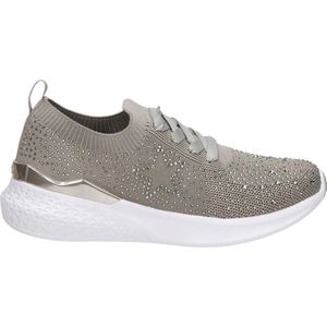 Veterschoen - Beige - Brei-Look - H-Breedte - Sleehak