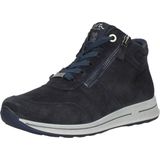 Ara - 1224808 - Hoge Sneakers - Blauw - Nubuck - Rubber Zool