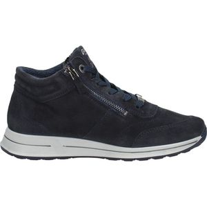 Ara - 1224808 - Hoge Sneakers - Blauw - Nubuck - Rubber Zool